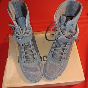 Gray High-Top Women's Shoes